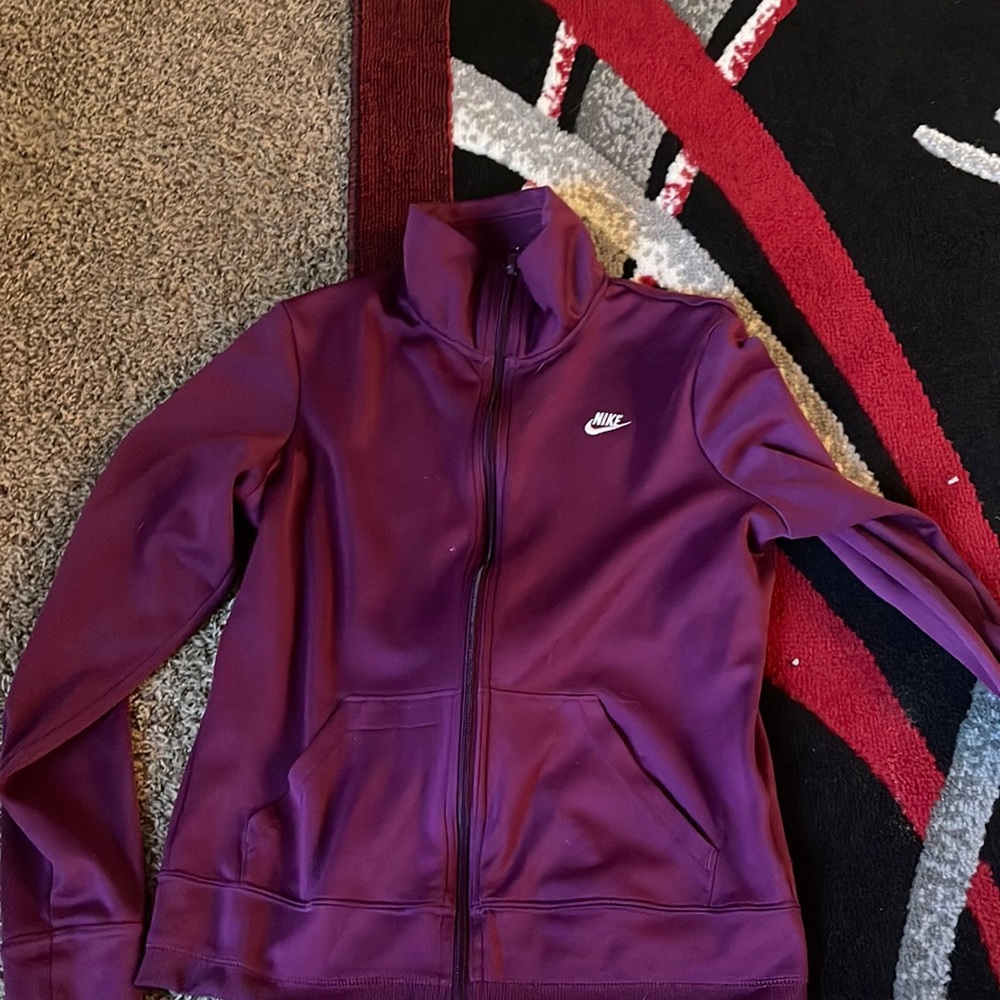Purple Nike zip up sweater, worn once.